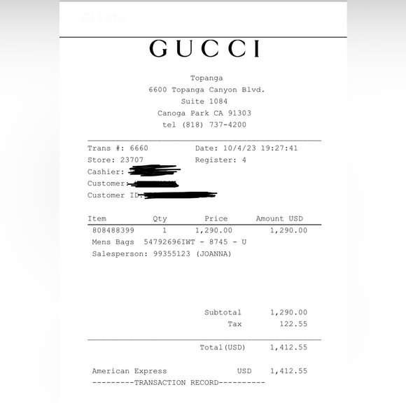 Classic and timeless 
Gucci Ophelia bag including dust bag, tag and original box - Picture 10 of 10